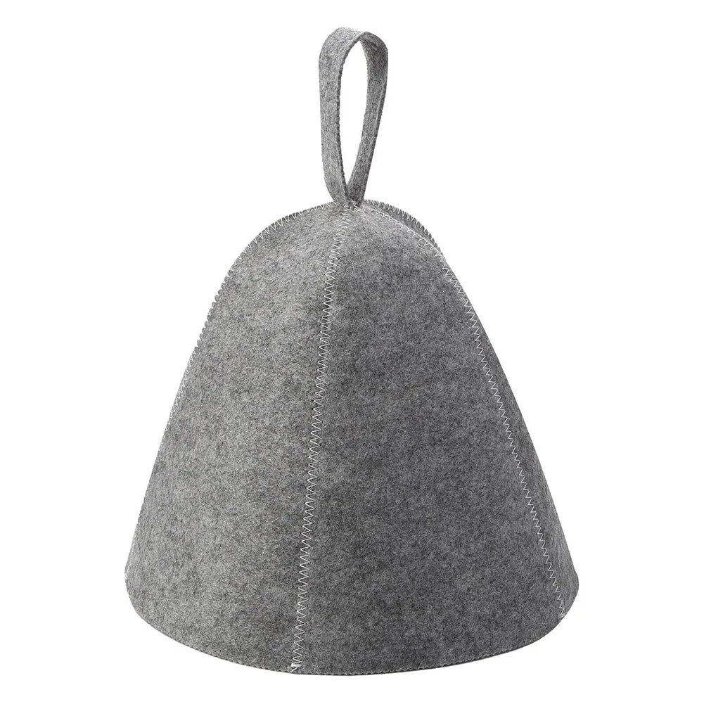 New Sauna Hat Anti Heat Caps Shower Caps Sauna Hat For Bath House Head Protection Russian Style Sauna Vaporarium Accessories