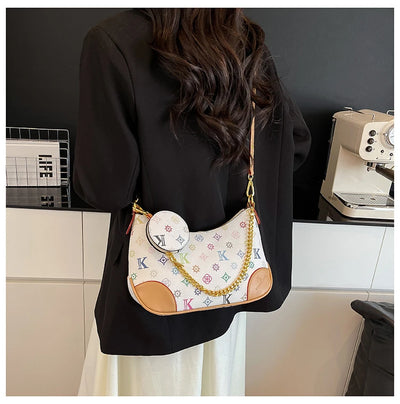 Famous Designer Elegant Handbags Leather For Women, Ladies Crossbody Shoulder Bag Classic Popular And Lightweight For Shopping