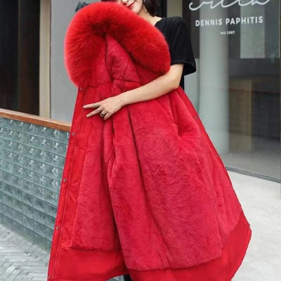 Women's Winter Hodded Fleece Padded Jacket Windbreaker Office Lady In Coats & Jackets Outerwear