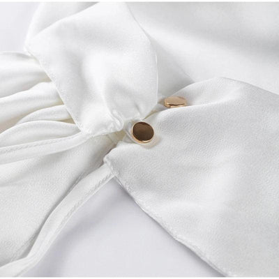 Sexy Satin Ribbon Party Dress Women Elegant Halter Backless Off Shoulder Sleeveless Female Dresses 2024 Summer Solid Robe Gown