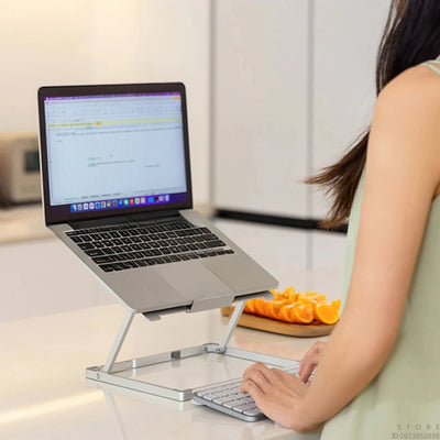 Laptop Stand Adjustable Aluminum Alloy Laptop Tablet Up To 17.3 Inch Laptop Portable Folding Stand Cooling Stand Support