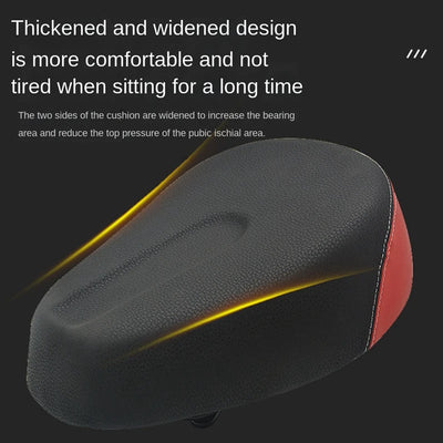 E-Bike Saddle Widen Four-Spring MTB Bike Saddles Soft Pad Electric Bikes Tricycle Scooter Seat Cycling Parts