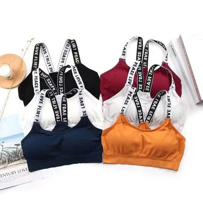 Women Sexy Sports Bra Tops For Gym Top Fitness Yoga Pad Sportswear