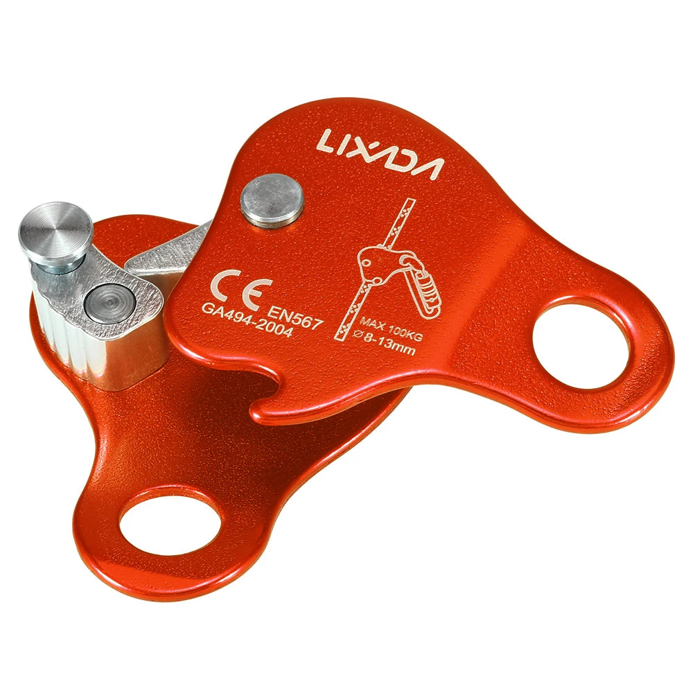 Climbing Ascender Arborist Climbing Rope Protection Belay Device Grip Outdoor Climbing Rigging 8-13MM Rope Mountain Climbing