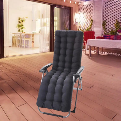 Polyester Garden Recliner Cushion Thickened High Office Seat Cushions Outdoor