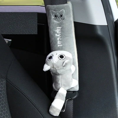 Cute Animal Car Seat Belt Pads Universal Car Seat Shoulder Strap Pad Cushion Cover Car Belt Protector Safety Belt Cover