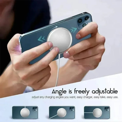 30W Magnetic Wireless Charger Dock Station With Type C Fast Charging Cable For iPhone 16 15 pro Max Airpods Phone Charger Holder