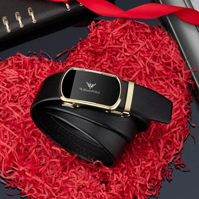 Automatic Buckle Belt  Business Casual Dress Belts Gift for Men