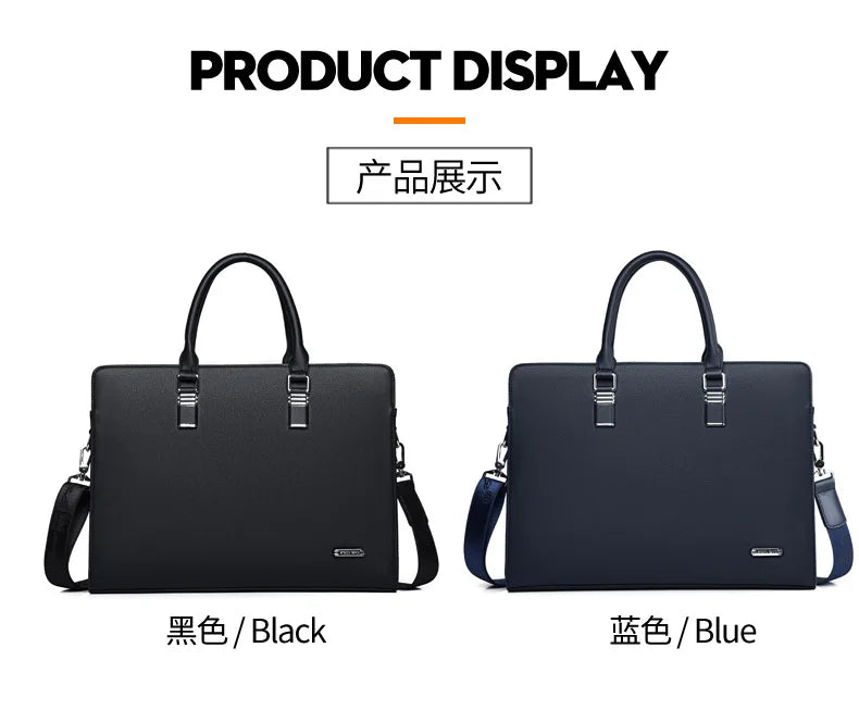 Men Business Briefcase for Husband Shoulder Bag MaLE Laptop Briefcases Bags Large Capacity Men's Handbag Bolso Grande Mujer
