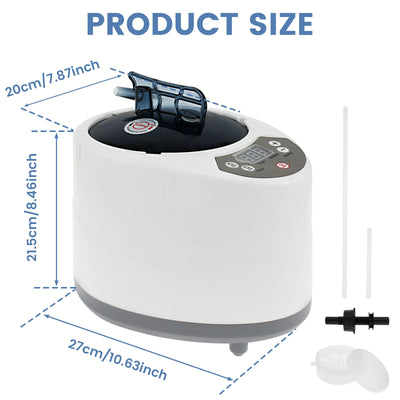 3L Sauna Steam Generator Fumigation Machine Large Capacity Portable for Sauna Spa Tent Body Therapy 1000W US Plug