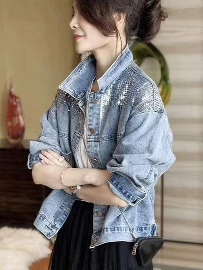 Denim Jacket For Women's Jackets For Women Denim Coats Women's Denim Jacket Jean Jacket For Womens Women Coat New In Outerwears