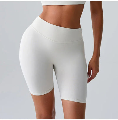 Women Sports Biker Shorts Women High Waist Yoga Shorts Cycling Shorts Push Up Fitness Leggings Tummy Control Yoga Slim Shorts