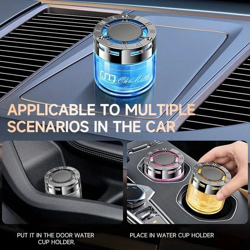 Luxury Car Perfume Solid Balm, Long-Lasting Light Fragrance, Odor Eliminator, Quicksand Design becoming a popular car ornament