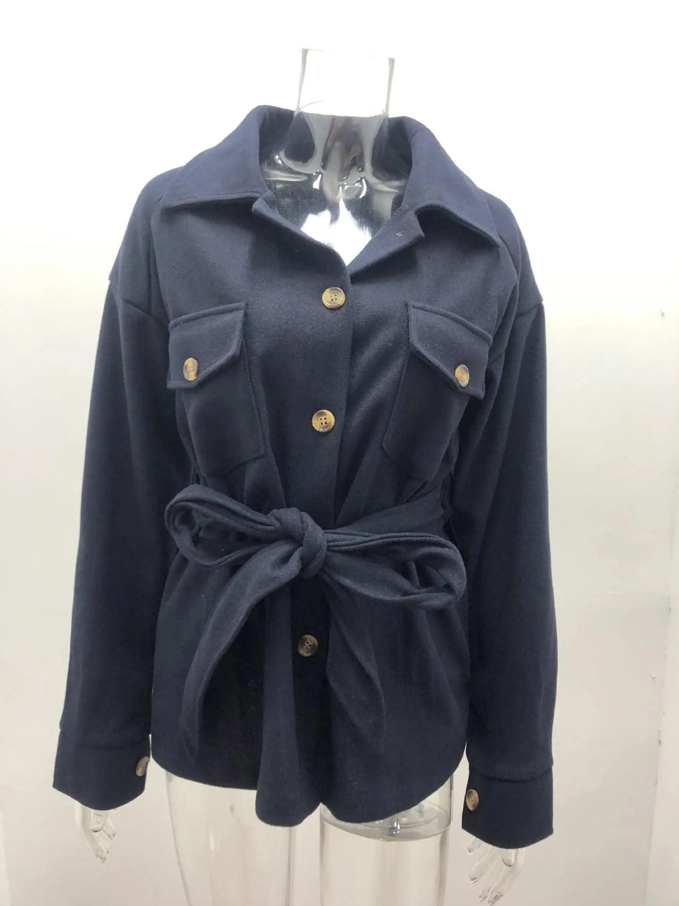 Women Fashion Jacket Thickened Windproof Thermal Coats Versatile Daily Wear