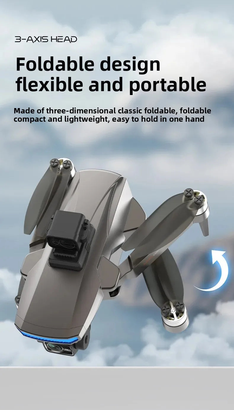 new product Q7 three-axis gimbal high-definition aerial photography drone automatically returns and remotely controls avoidance