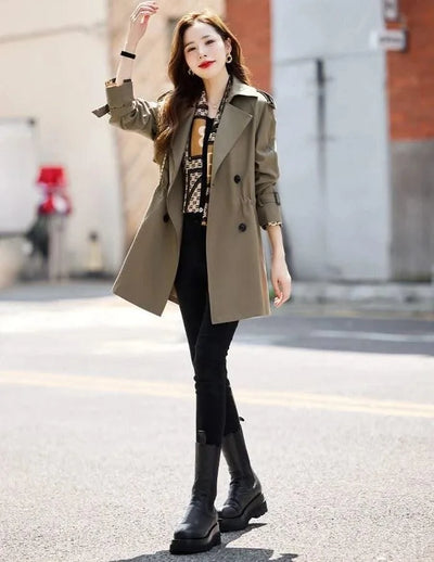 High Quality Women's Windbreaker Jackets  Coat Spring Autumn