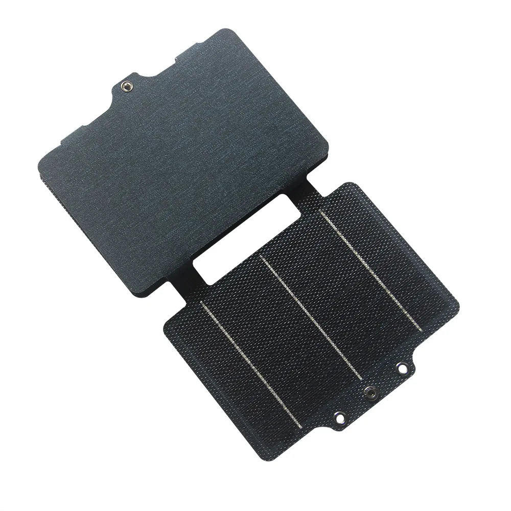 Ultra-Light Portable 25W ETFE Flexible Foldable Solar Panel Charger for Outdoor Power Bank Phone Camping Hiking Travel Charging