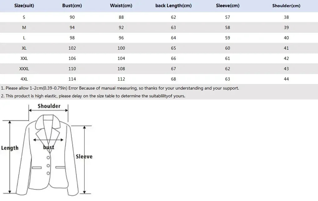 Luxury White Women's Blazer Women's Slim Suit Fashion Temperament Formal Suit Elegant Workwear Western-style Suit Jacket