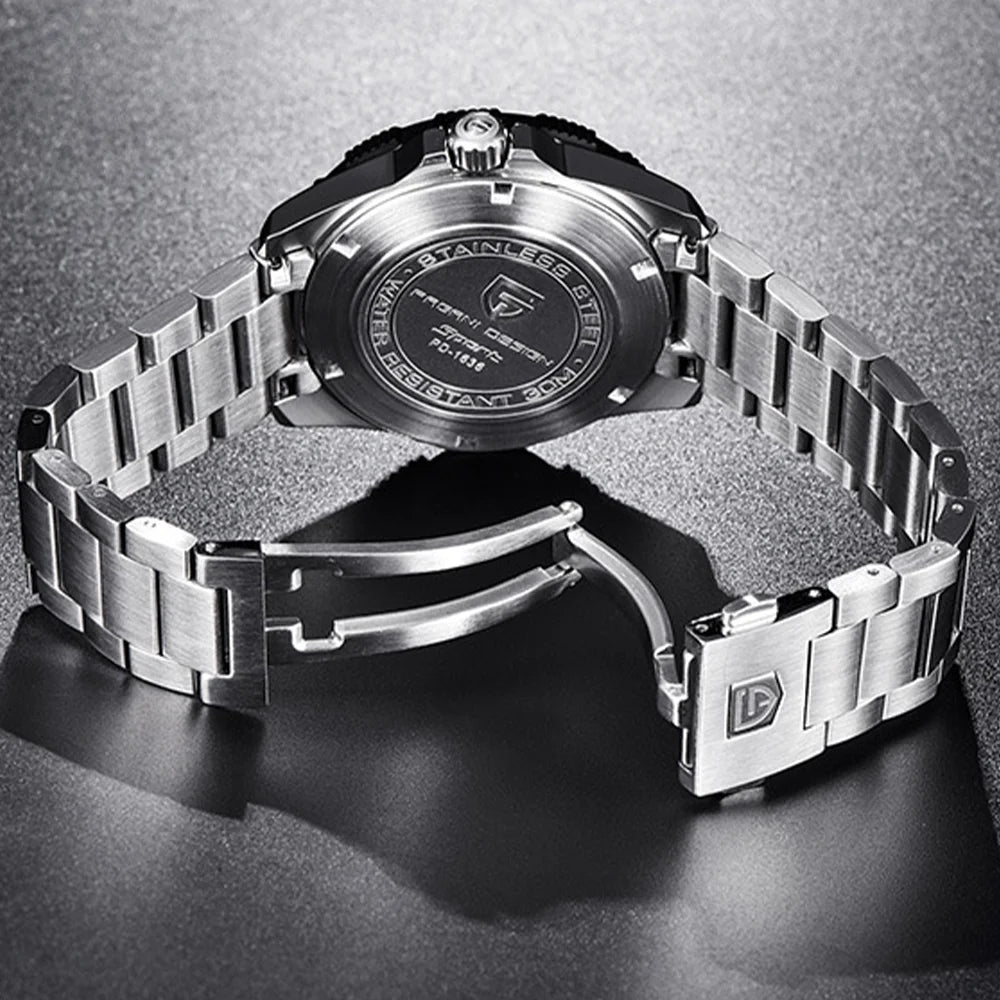 Mechanical watches, sports watches, high-end trendy men's watches, fashionable waterproof men's watches, steel straps