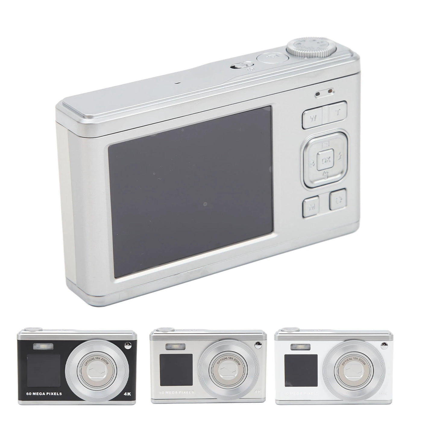 Digital Camera 2.88in IPS Screen Anti Shake 10X Optical Zoom 1000mAh Auto Focus Vlogging Camera Built in Fill Light