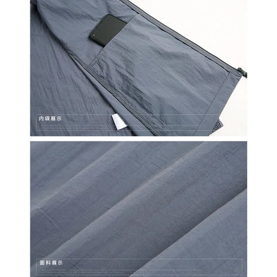 Summer Jackets Men Male Windbreaker Fishing Coats Father Ultrathin Sunscreen Jacket Youth Outerwearing Clohting Traveling Korean