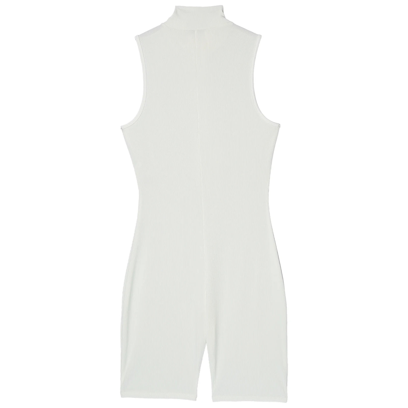 Womens Athletic Tank Bodysuit Sleeveless Front Half Zip Shorts Jumpsuit Leotard Gym Yoga Workout Cycling Sportswear Swimsuit