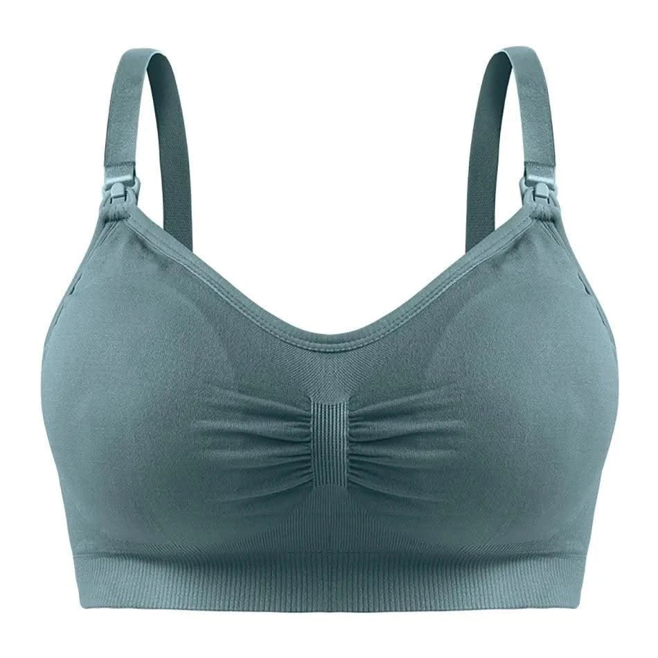 Maternity Bras Double Layer Seamless Bra Pregnancy Clothes Prevent Sagging Breastfeeding Women's Breathable lactancia Bra