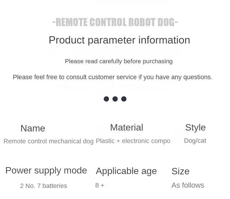 Children's Remote Control Mechanical Robot Dog, Toy Science, Teaching,  DIY Assembling Model Electric Set Toys for Boys Kids