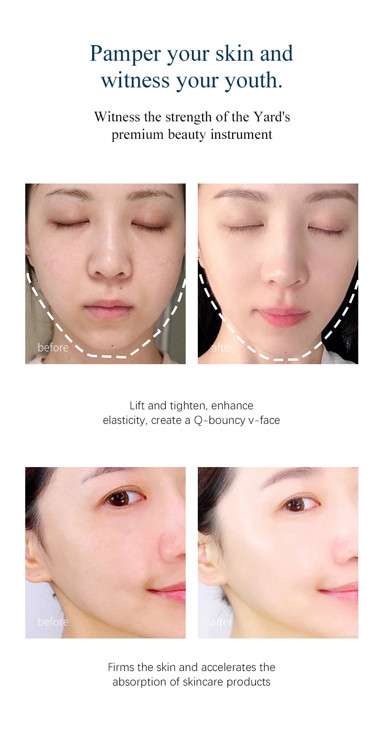 3 In 1 Facial Lifting Device Neck Facial Eye Massage Face Slimmer EMS Beauty Skin Tightening Wrinkle Anti Aging Face Massager