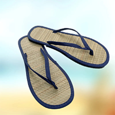 Fashion Women Flip Flop Flat Sandals Summer 2025 Silent Rattan Comfortable Beach Slippers Casual Minimalist Thong Sandals