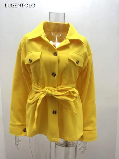 Women Fashion Jacket Thickened Windproof Thermal Coats Versatile Daily Wear