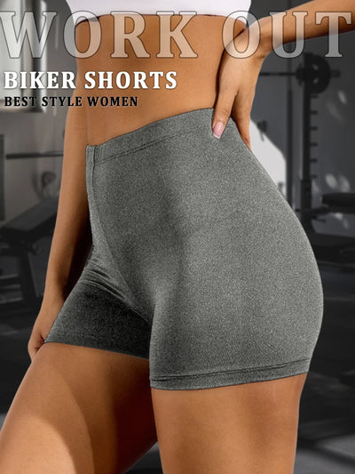 Biker Shorts For Women Super Soft No See Through Workout Yoga Running Cycling Push Up Gym Fitness Shorts Women's Activewear