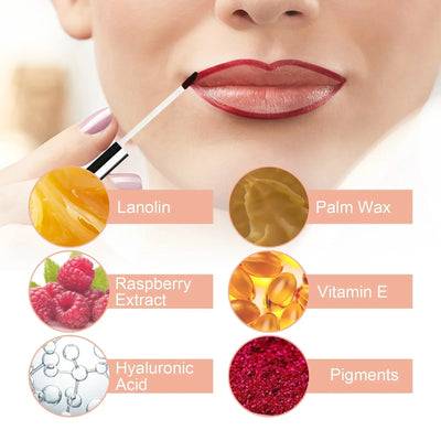 EELHOE Peel Lip Liner Outline Lip Shape Matte Lip Color Non-faint Red Brown Waterproof Long Lasting Contour Liner Lip Brush