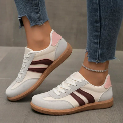 Women Designer Sneakers 2025 New Round Head Deep Mouth Light Sneakers Breathable Casual Versatile Sneakers Zapatos De Mujer