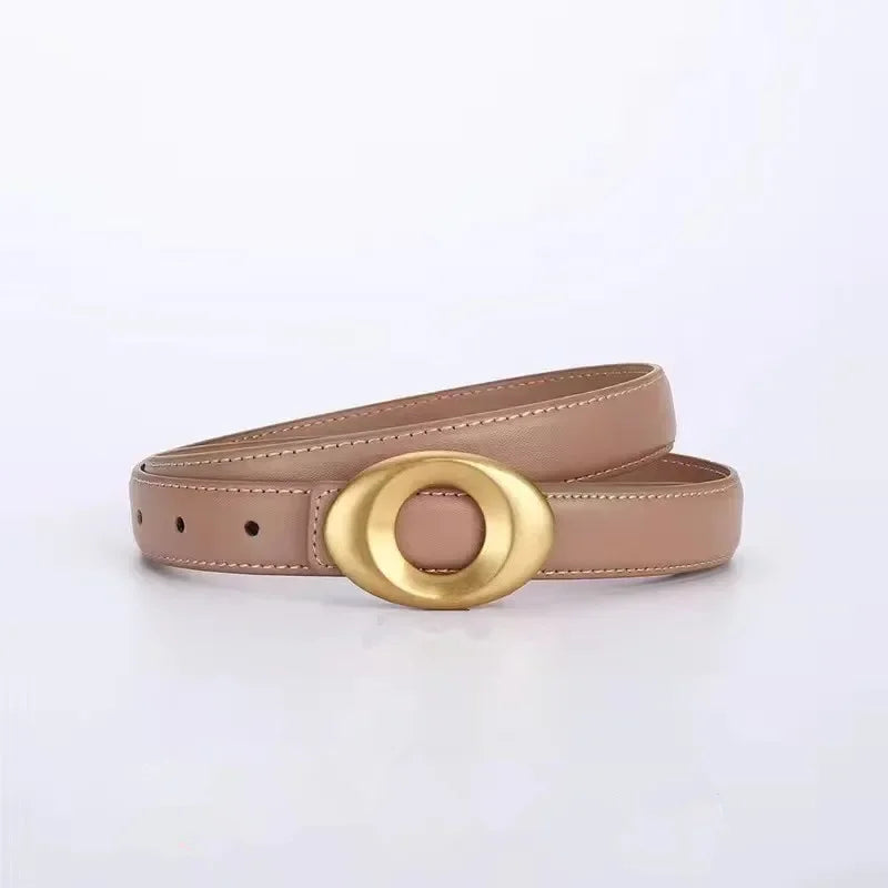 New genuine leather women's belt fashionable retro belt for women jeans dress women's belt business belt women