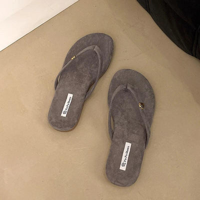Luxury Designer Woman Flat Slippers Woven with Comfortable Women's Shoes Casual Bottom Slippers 2025 New Summer Women Sandals