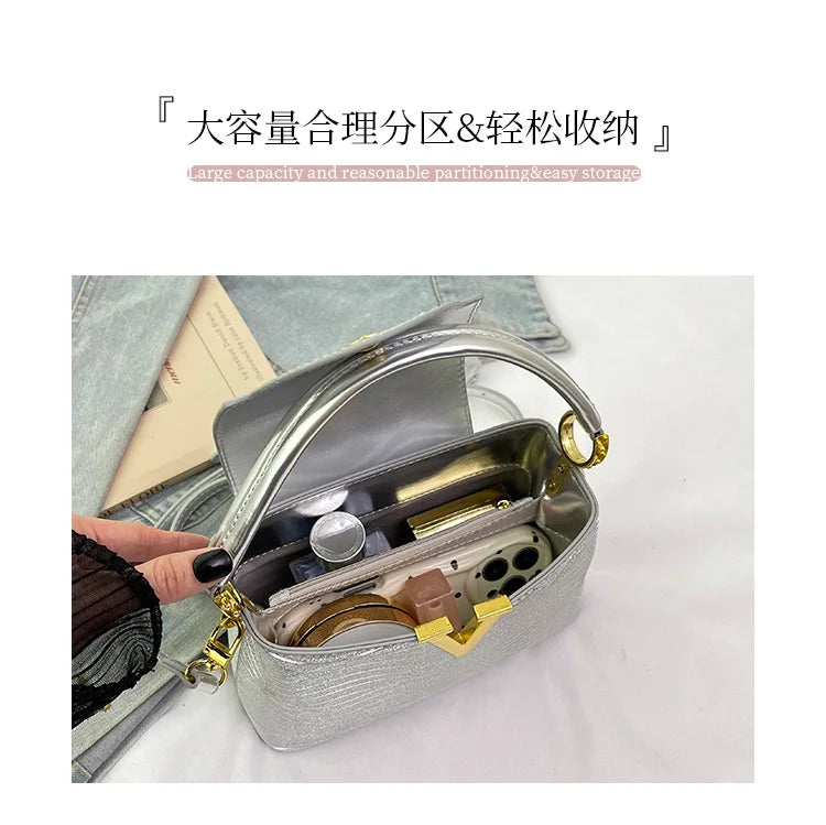 2025 New High-Sense Women's Designer Handbag - Feminine, Versatile, Large Capacity for Work & Crossbody