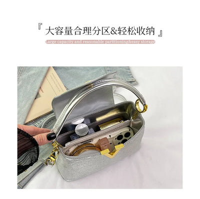 2025 New High-Sense Women's Designer Handbag - Feminine, Versatile, Large Capacity for Work & Crossbody