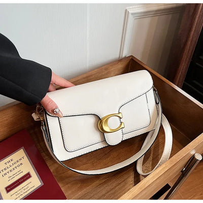 Luxury - Grade 2025 Women's Exclusive Small Square Shoulder Bag - Solid - Color Aesthetic, Niche - Style Design& Daily, Stylish