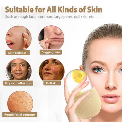 Silicone  Trays Beauty Lifting Ice Ball Face Massager Contouring Eye Roller Facial Treatment  Skin Care Tool