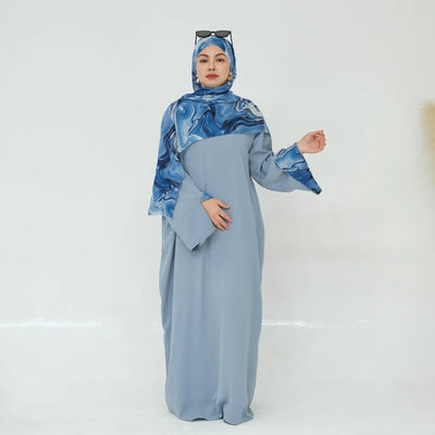 Muslim Maxi Dresses for Women Abaya Jalabiya Split Sleeve Eid Ramadan Morocco Dubai Kaftan Islam Vestidos Arab Long Robe 2025