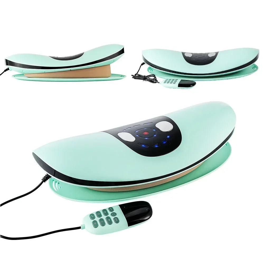 Electric Lumbar Traction Massager Adjustable Vibration Waist Massager Wa ist Spine Support Back Massage Machine Waist masajeador