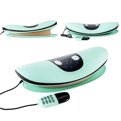 Electric Lumbar Traction Massager Adjustable Vibration Waist Massager Wa ist Spine Support Back Massage Machine Waist masajeador