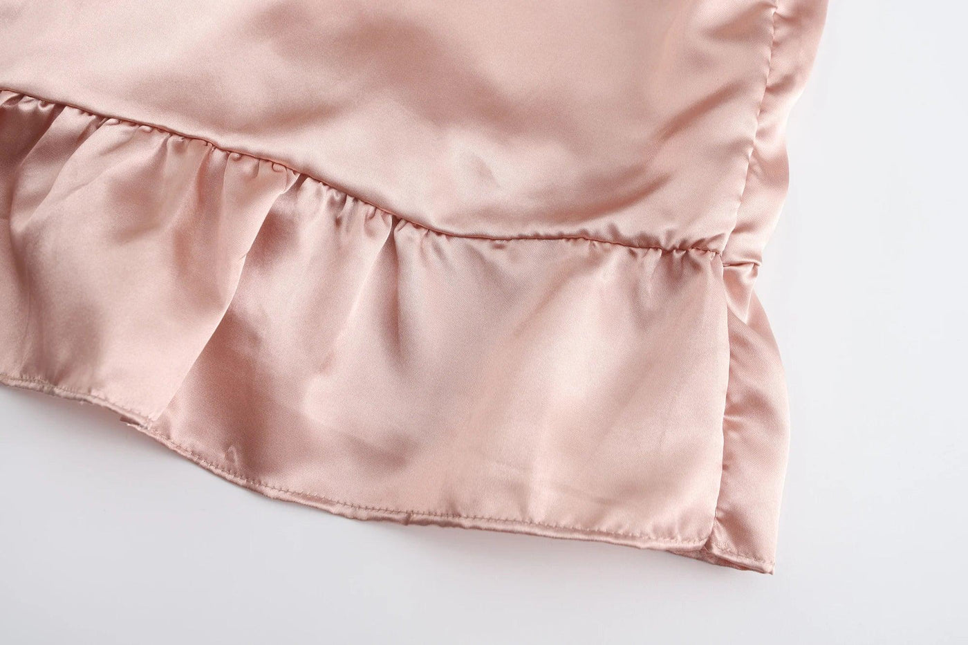 Satin Silk Robes Plus Size Wedding Bathrobe Bride Bridesmaid Mother Maid of Honor Gown Women Ruffle Bathrobe