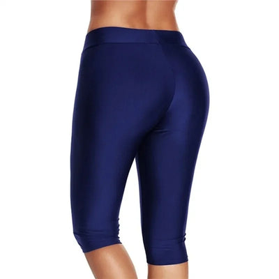 Women's Leggings High Waisted Capri Leggings No Pockets For Women Yoga Pants Workout Capri Pants