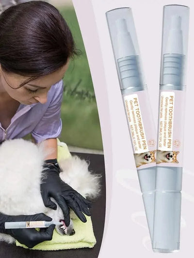 Pet Teeth Cleaning Pen Pet Dental Pen dog Toothbrush Pen Fresh Breath Tooth Whitening Cat Teeth Refreshing Pen pet supplies