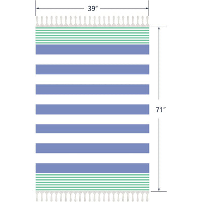Turkish Beach Towels 39*7" Oversized  Quick Dry Sand Free  Bath  Pool Gym and Bathroom