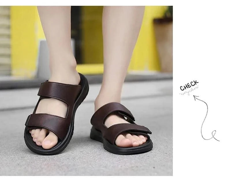 Genuine Mens Slipper Man Luxury 2024 Comfortable Man Sandal Super Copy Shoes for Men 2024 Summer Shoes Sale Summer Men's Sandals