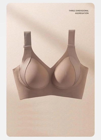 Maternity Bra Full Coverage Bralette for Large Bust Women Seamless Minimizer Bra with Wide Band Anti-Slip Adjustable Straps