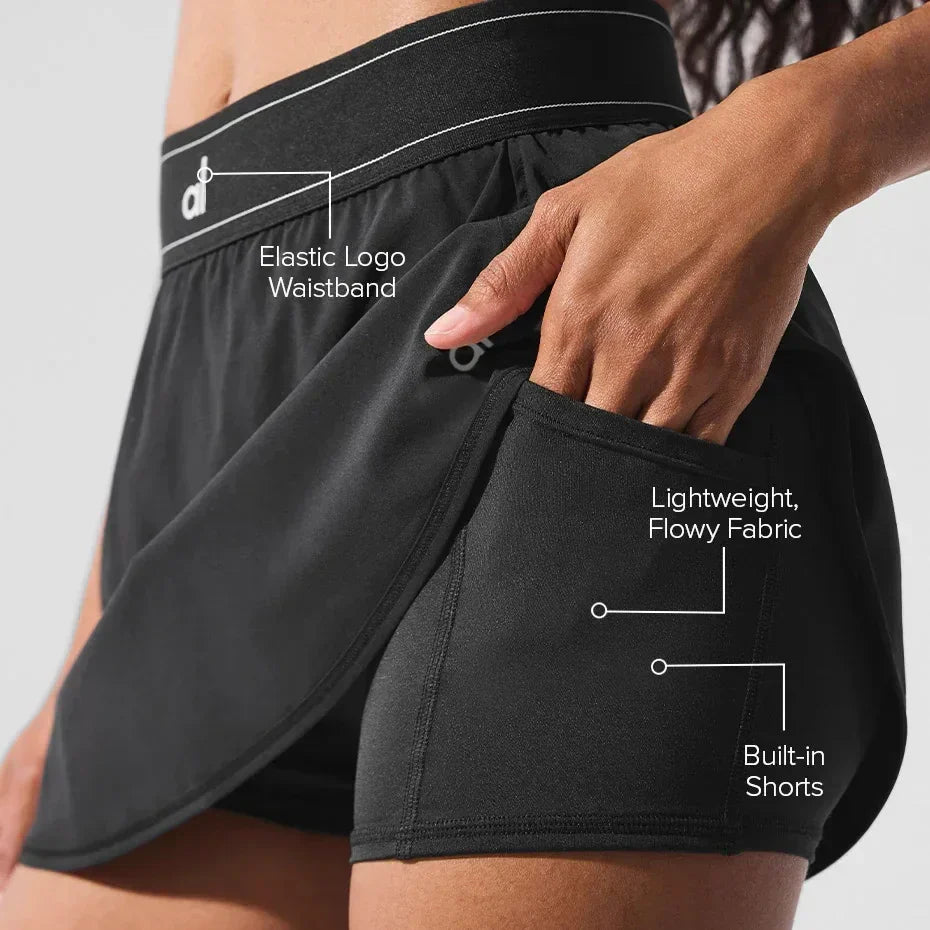 High Waisted Biker Shorts Women Summer Quick Drying Yoga Pants Skirt Loose Casual Sports Running Fitness Womens Wide Leg Shorts